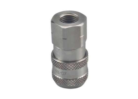 0,75 Inch 316 Stainless Steel BSPP Flat Face Coupler