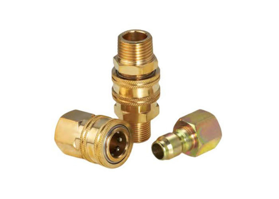 1/4 Mesin CNC Brass Quick Coupler Kompatibel Dengan Parkera Hansen St