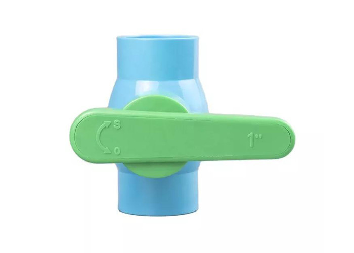 Plastik PVC Ball Valve ABS Handle Socket Untuk Kontrol Air