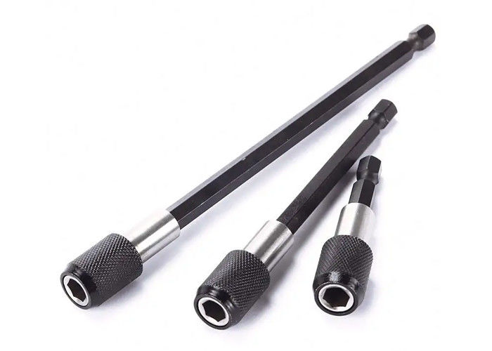 1/4 Inch Head Extension Rod Batch Magnetic Screwdriver Quick Transfer Lever Self-locking Extension Rod 150mm Alat tangan