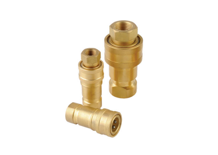Open Close Type Brass Hydraulic Quick Couplings ISO7241B