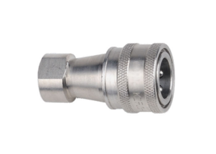 ISO7241B SS Open Close Type Hydraulic Quick Coupler BSP Thread