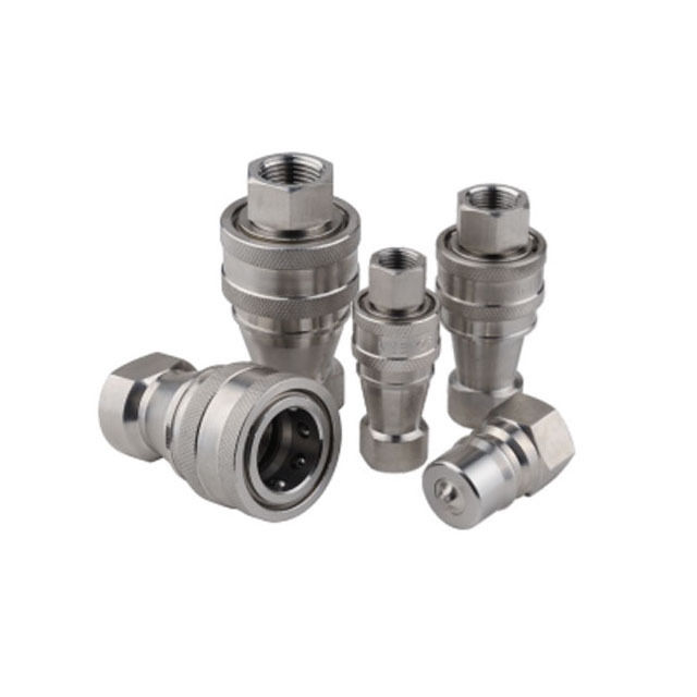AU atau EPDM Hydraulic Quick Adapter Untuk Aplikasi Gas -20-100°C Suhu Kerja