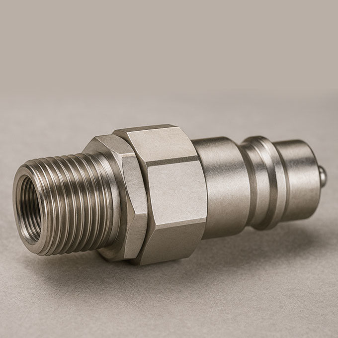 Keterlambatan baja karbon hidraulik Quick Couplings Iso Series Iso-7241-a Brand Interchange
