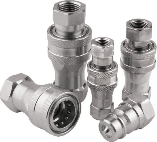 1 Inch Tutup Jenis ISO Quick Coupler, Rilis Cepat Kopling Stainless Steel