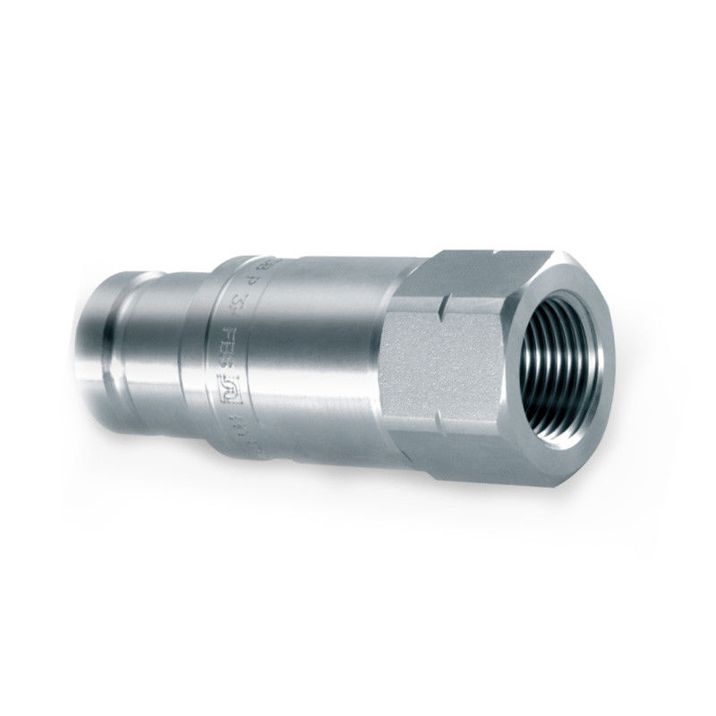 316L Stainless Steel Hydraulic Quick Couplings Iso Seri Iso 16028-Cb-Sp-6fn-Db