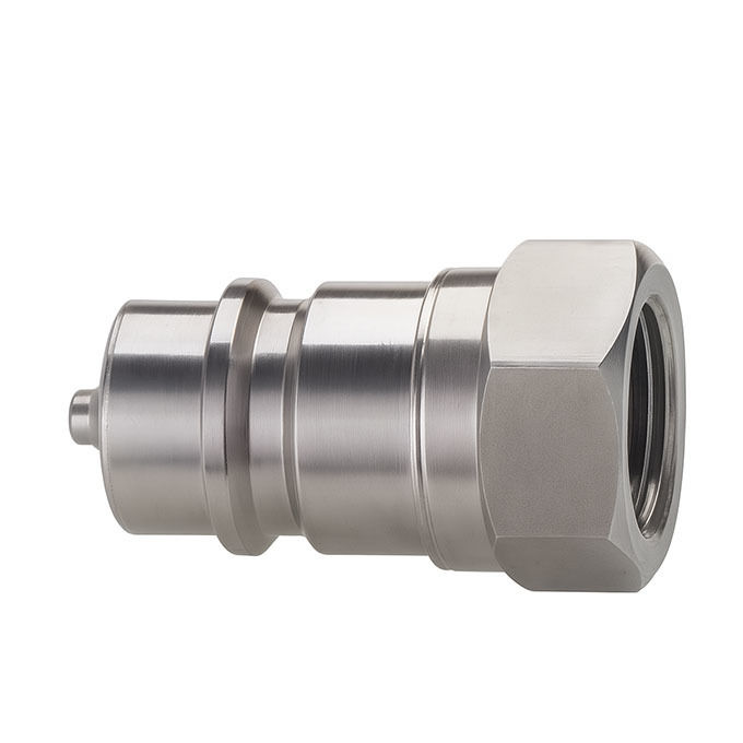 1 Inch Tutup Jenis ISO Quick Coupler, Rilis Cepat Kopling Stainless Steel