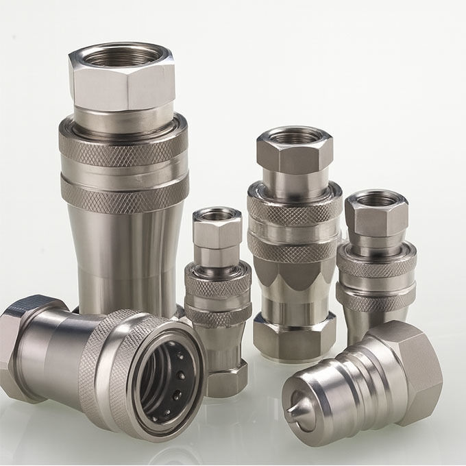 1 Inch Tutup Jenis ISO Quick Coupler, Rilis Cepat Kopling Stainless Steel
