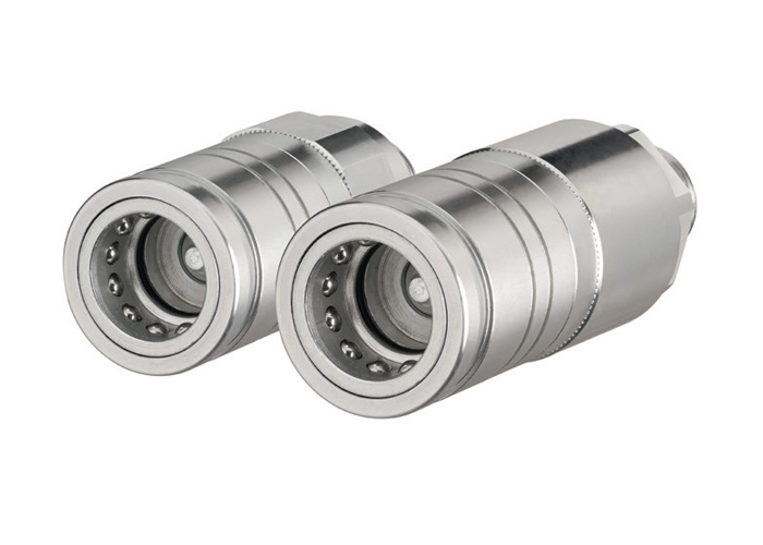 PPK ISO 7241-1 A Hydraulic Quick Coupler Cone Series - 250 Bar Steel Ball Locking untuk Alat Berat